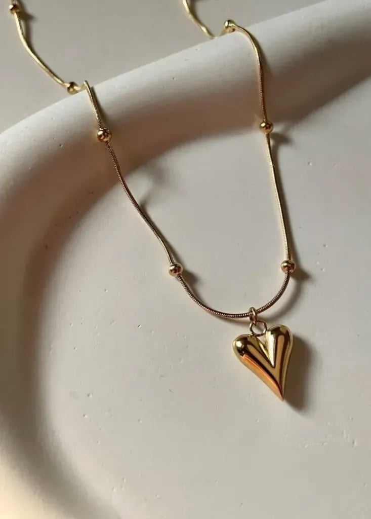 Gold Heart Pendant