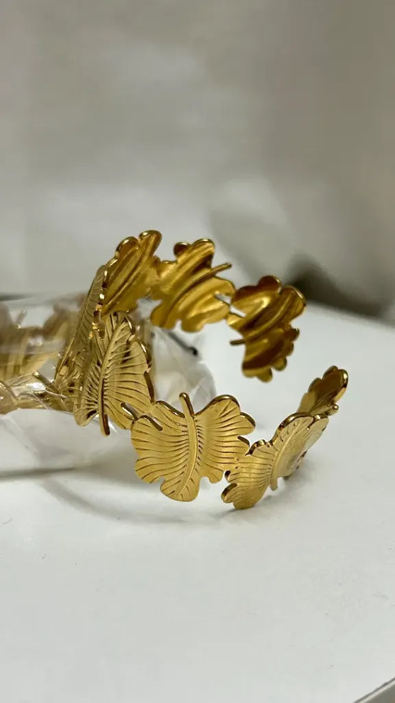 Golden Leaf Cuff