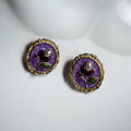 Royal Lavender Bloom Studs