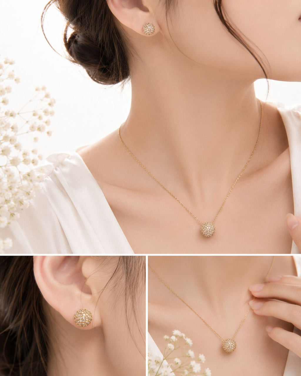Stardust Pearl Pendant Set